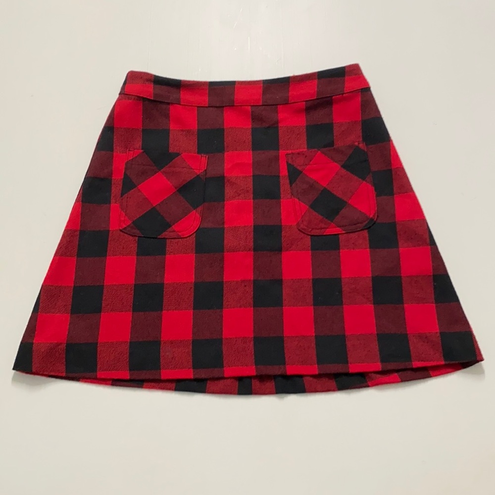 H&M Buffalo Plaid skirt